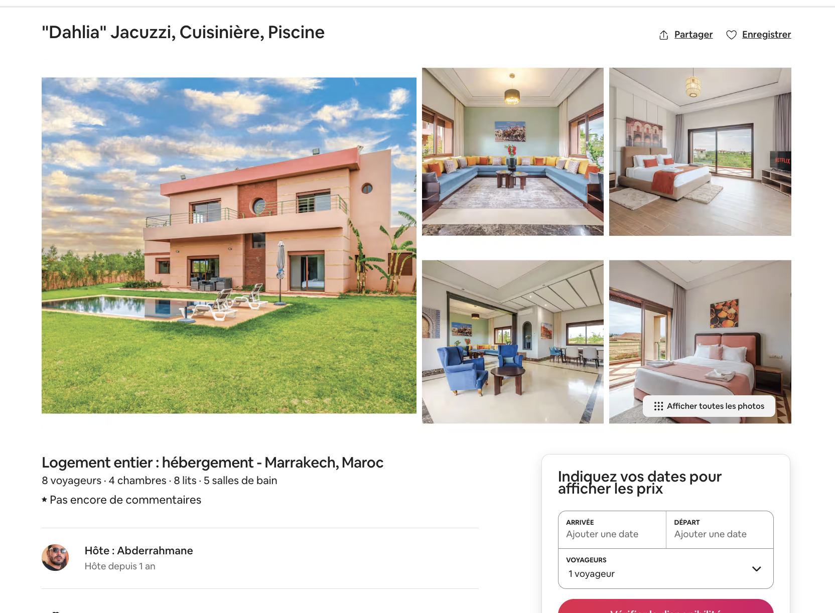 Dahlia — villa avec piscine et jacuzzi Marrakech