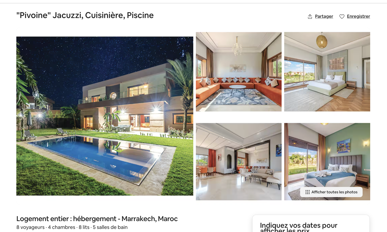 Pivoine — villa avec piscine Marrakech